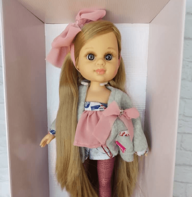 Шикарная куколка с легким ароматом ванили.🍦Размер: 35 см 🍦Имеет легкий аромат ванили