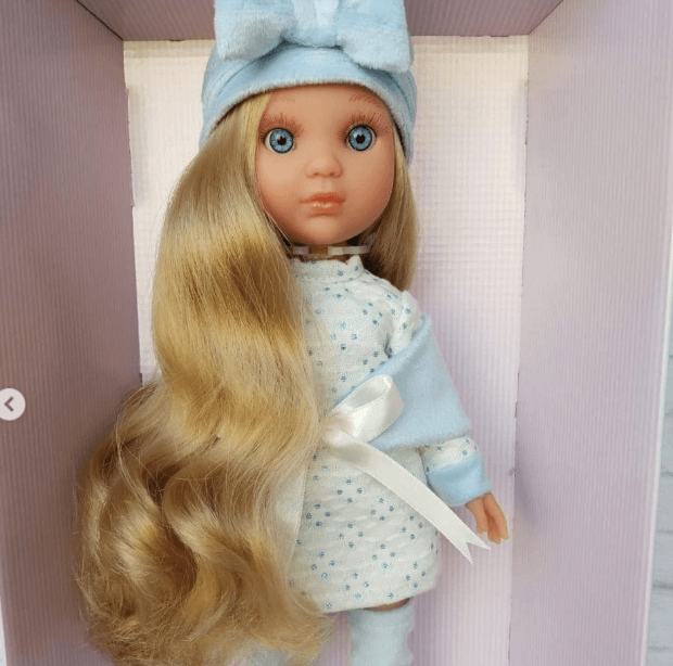 Шикарная куколка с легким ароматом ванили.🍦Размер: 35 см 🍦Имеет легкий аромат ванили