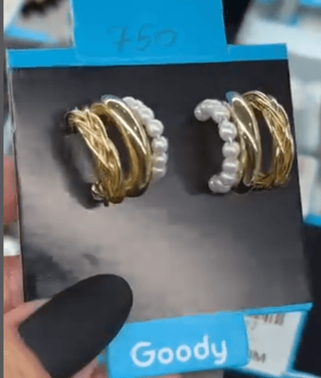 Жемчужная сережка Кольца