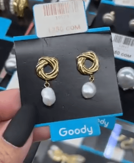 Жемчужная сережка Венок с жемчугом