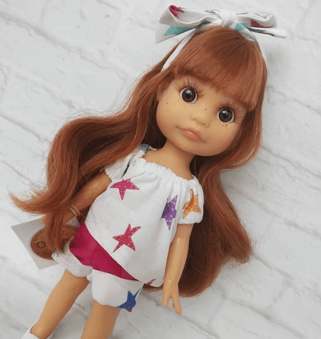 Миниатюрная девочка.🍦Размер: 22 см 🍦Имеет легкий аромат ванили