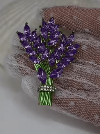 Брошь "Лаванда"