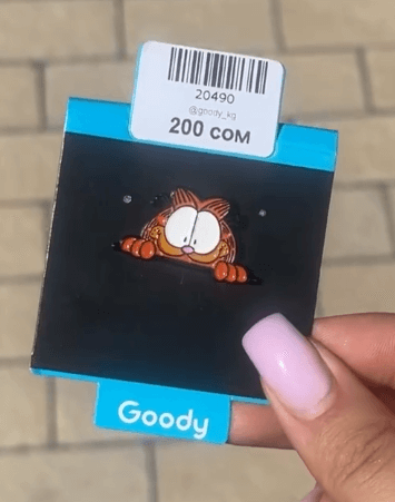 Брошь "Гарфилд"