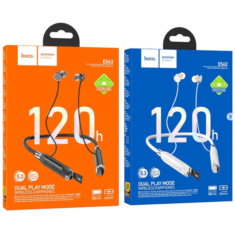 Беспроводные наушники Hoco “ES62 Pretty” с микрофоном(белые)