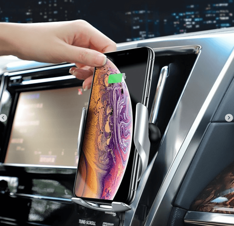 Автомобильное беспроводное зарядное устройство держатель для телефона Hoco S14