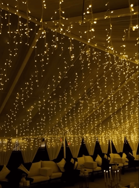 Гирлянда-бахрома уличная