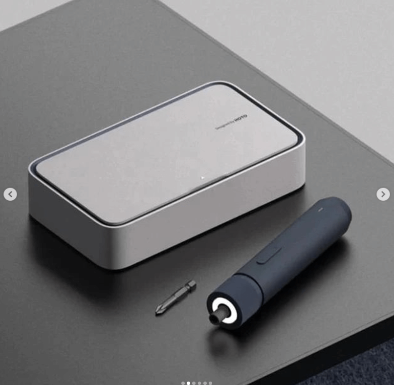 Аккумуляторная отвертка Xiaomi HOTO Electric Screwdriver 25 in 1(QWLSD011),светло-серый