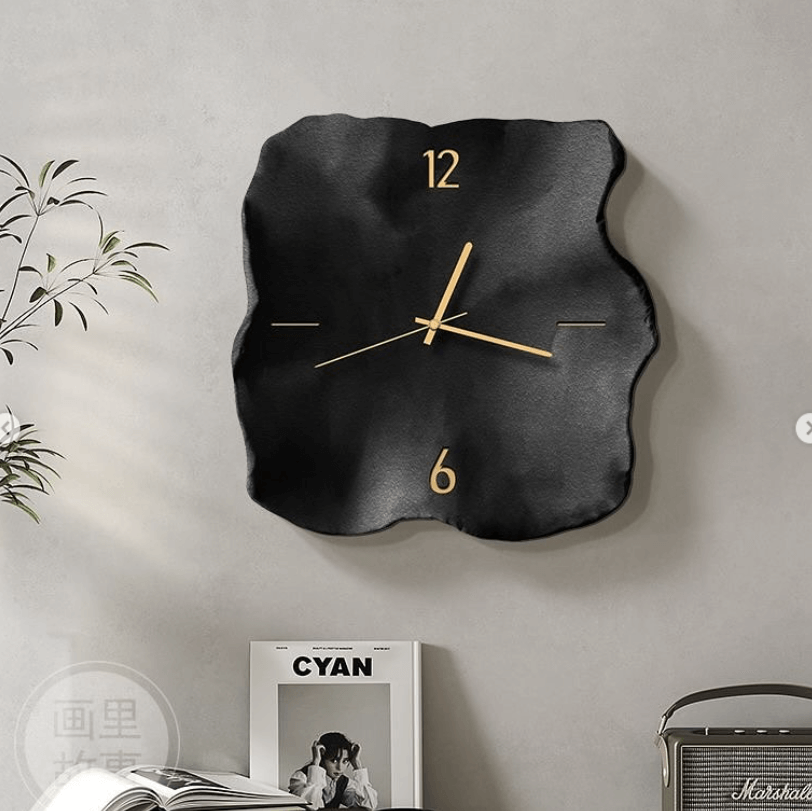 Настенные часы из песчаника квадратные 30х30