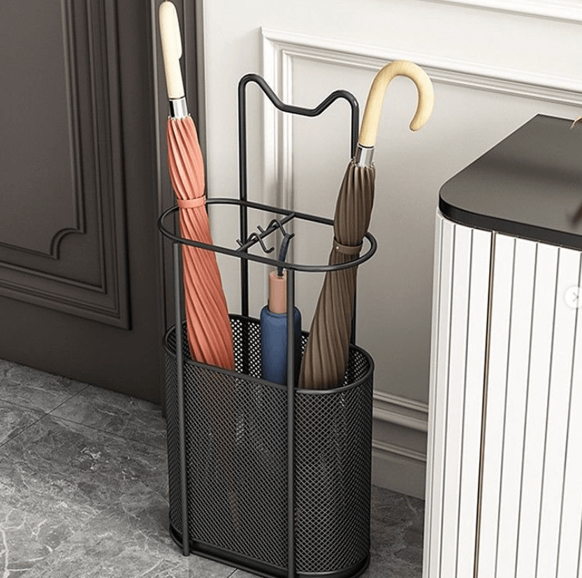 Подставка для зонтов металлическая с сеткой