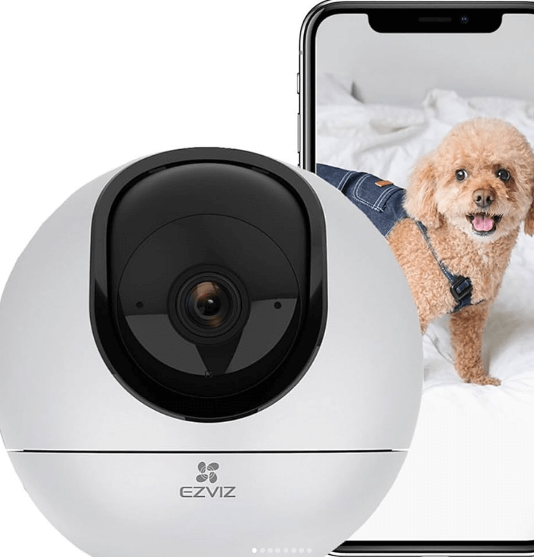 Поворотная Wi-Fi камера c распознаванием людей и питомцев Ezviz C6 2К+