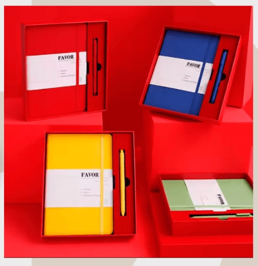 Блокнот + ручка в подарочном наборе