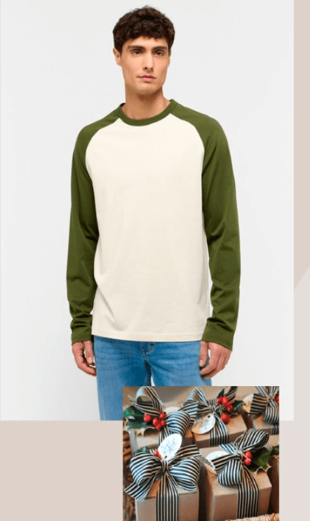 Лонгслив классический подарочный