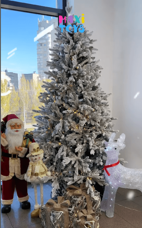 Елка искусственная заснеженная 180 см