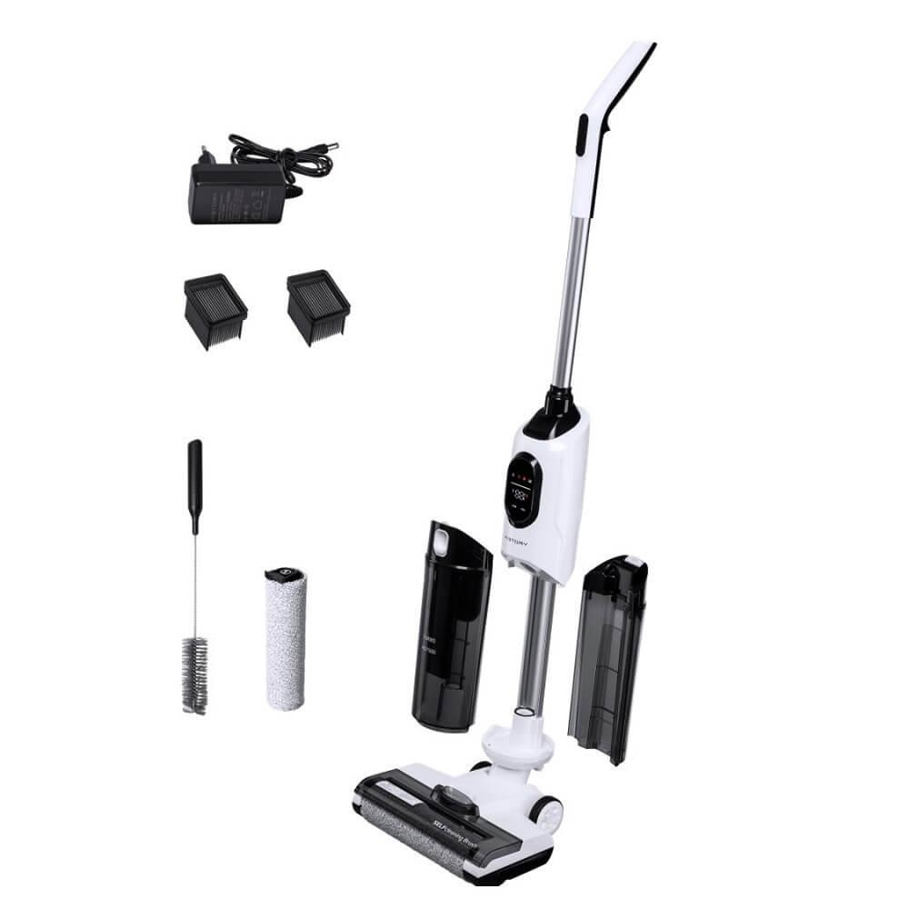 Моющий вертикальный беспроводной пылесос HiSTORY AQ7500