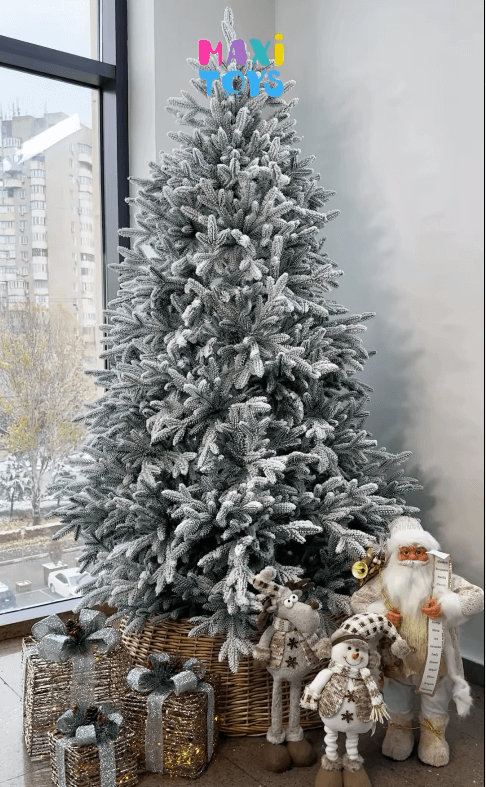 Елка искусственная литая "Заснеженная⁣⁣"⠀180 см