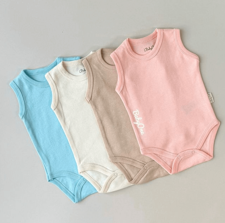 Боди Майка BabyOne для новорождённых однотонная