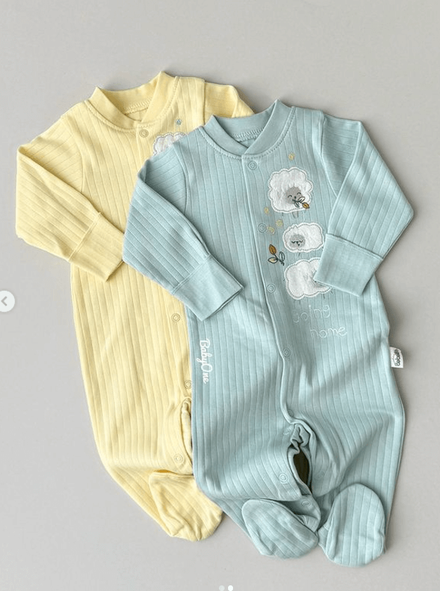 Слип Bebetto для новорожденных с барашками