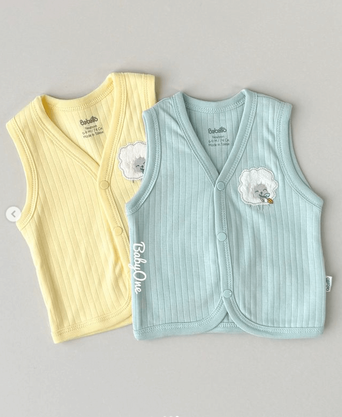 Жилетка Bebetto для новорожденных с вышивкой барашка