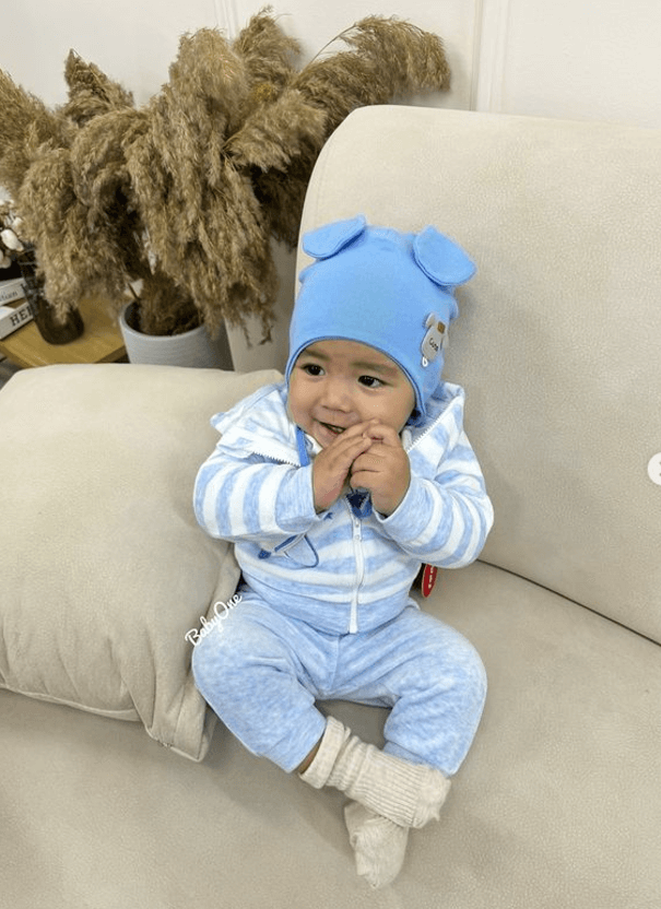 Тройка Bebetto для новорожденных кофточка+штаны+шапочка