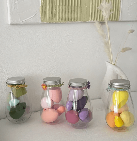 Наборы из 6 бьютибредеров для макияжа в стильных баночках!