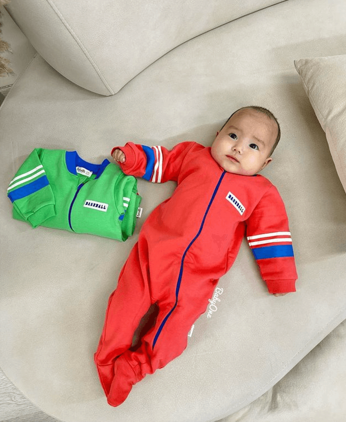 Комбинезон Bebetto для новорожденных хлопок под спортивный стиль