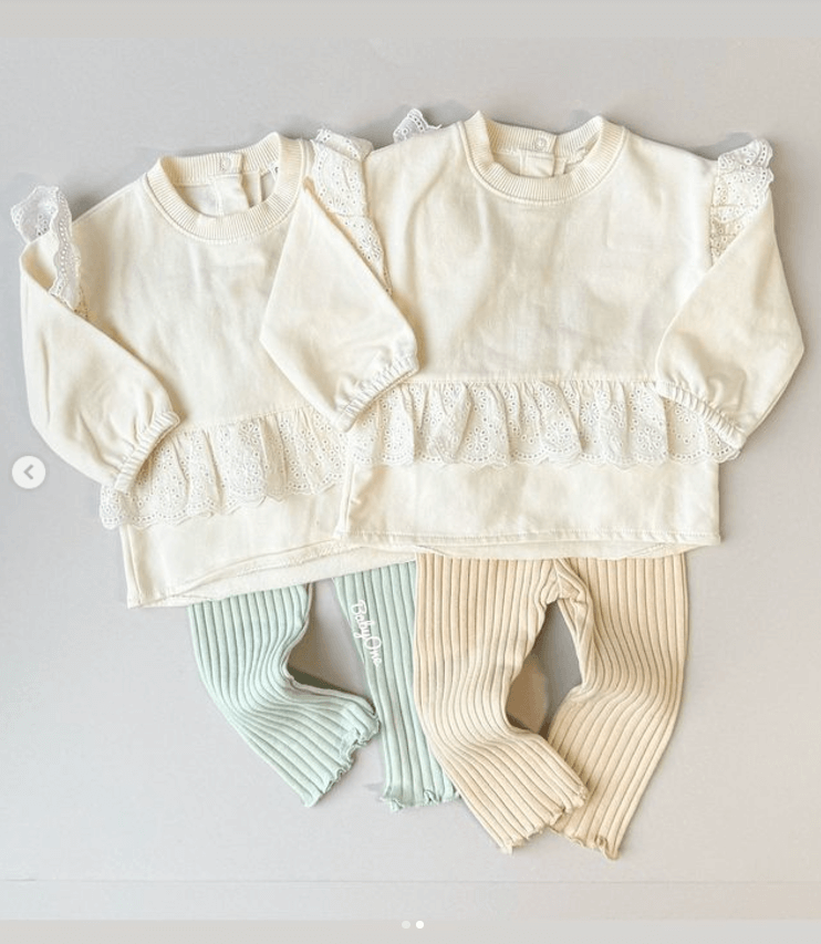 Двойки Bebetto для новорожденной девочки кофта+штаны