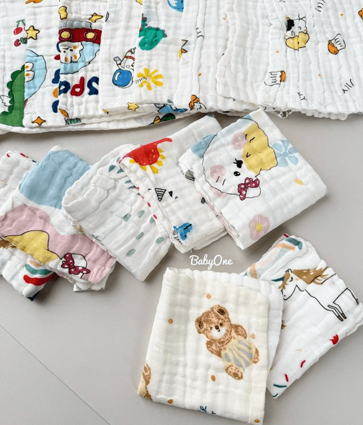 Платочек муслиновый для самых маленьких детей