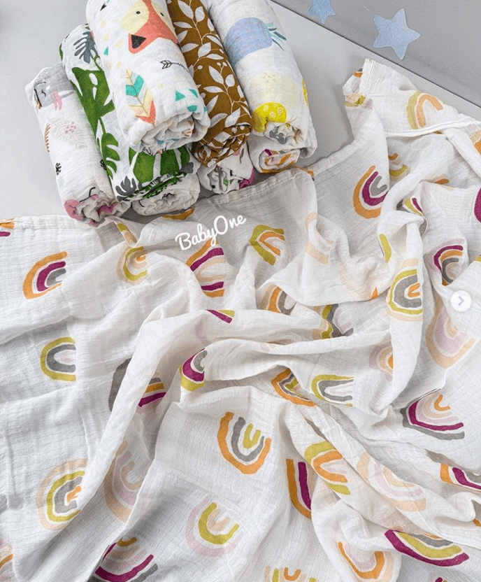 Пеленки муслиновые двухслойные