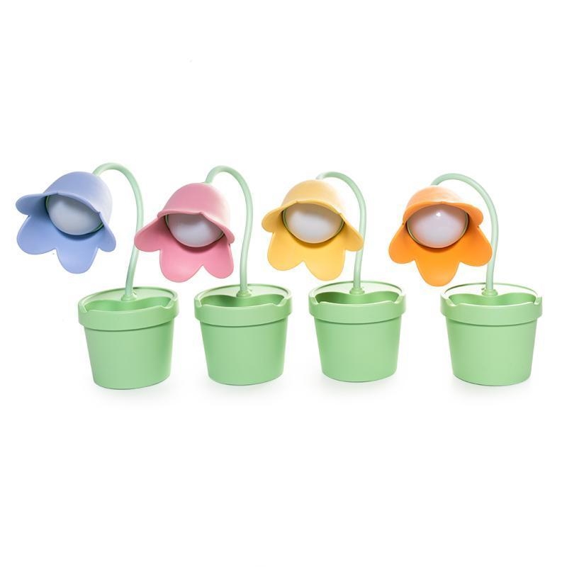 Настольный светильник в форме цветочка