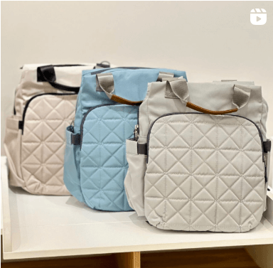 Рюкзак для мам стеганный