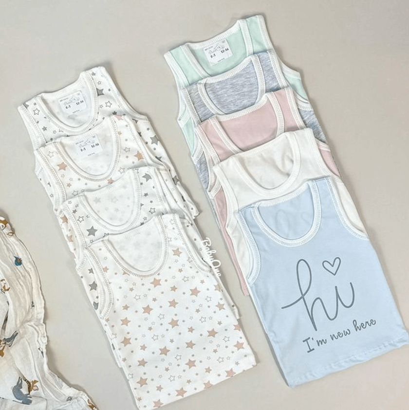 Майки для новорожденных хлопок