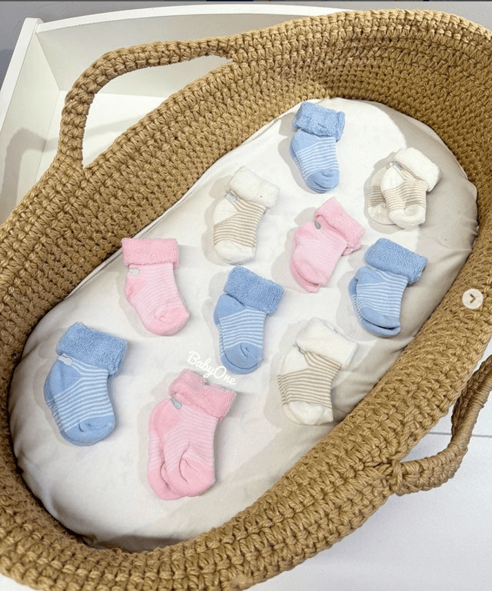 Теплые носочки махровые для новорожденных