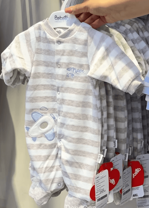 Слип от Bebetto для новорожденных с самолетиком