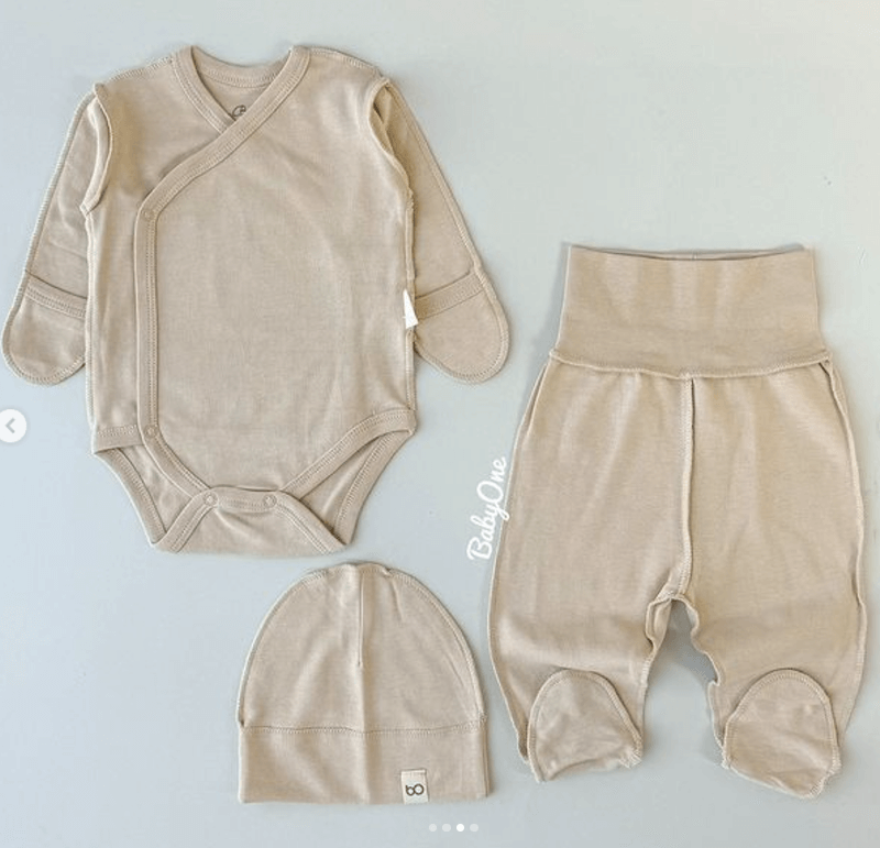 Шапочка BabyOne для новорожденных  хлопок