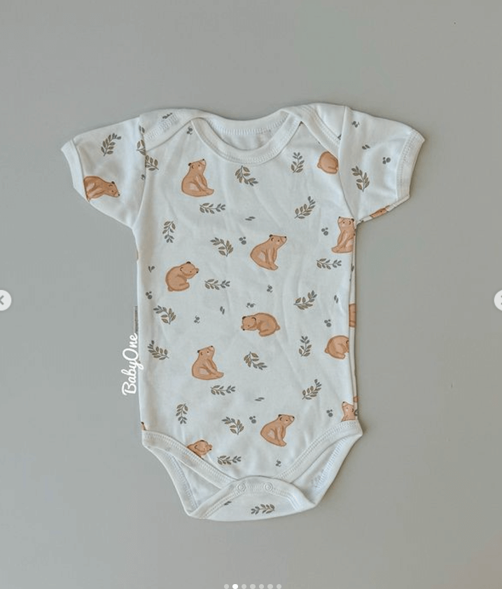 Боди-футболка BabyOne для новорожденных  хлопок