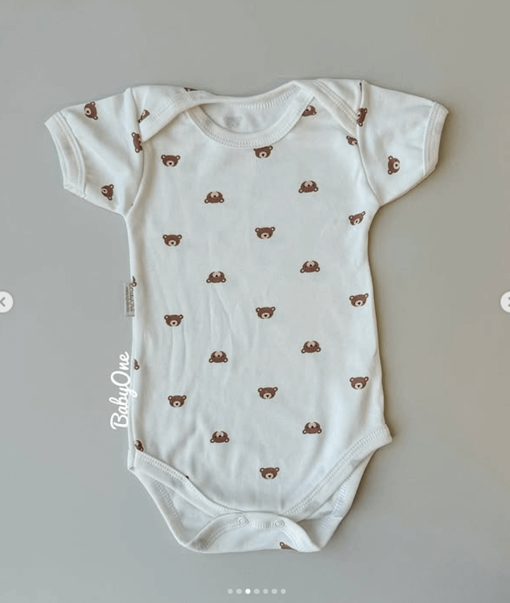 Боди-футболка BabyOne для новорожденных  хлопок