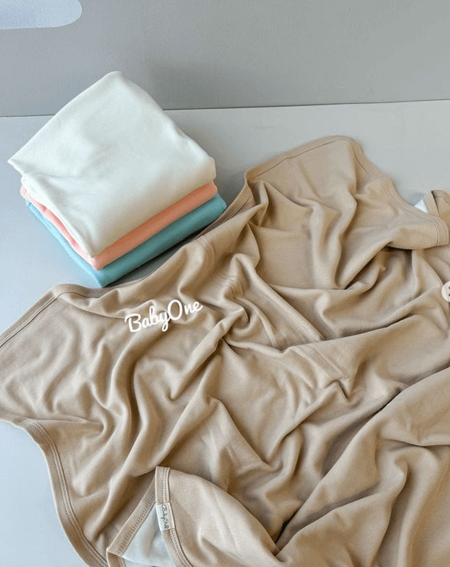 Одеяло BabyOne трикотажное детское однотонное