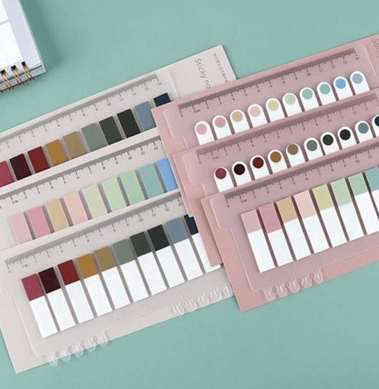 Бумажные закладки в виде стикеров