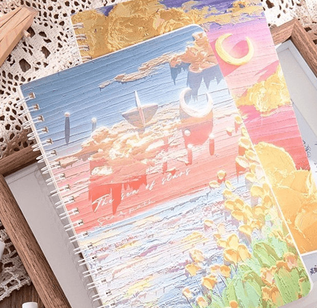 Блокноты с красивыми обложками принтами Эстетика