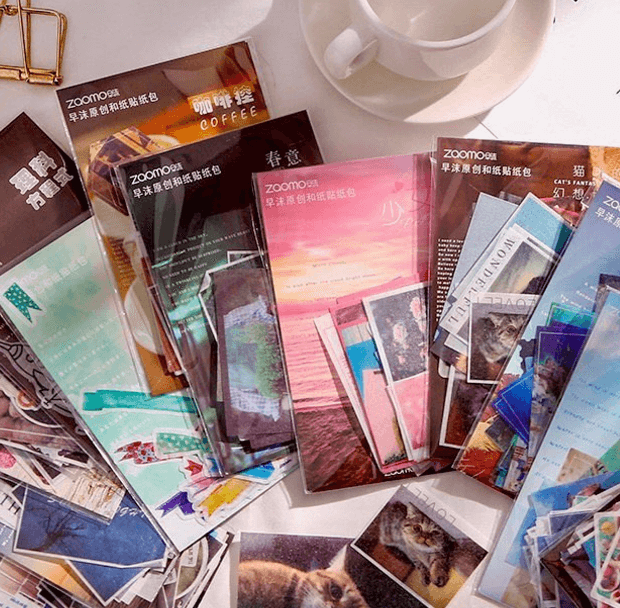 Милые Эстетичные небольшие наборы наклеек