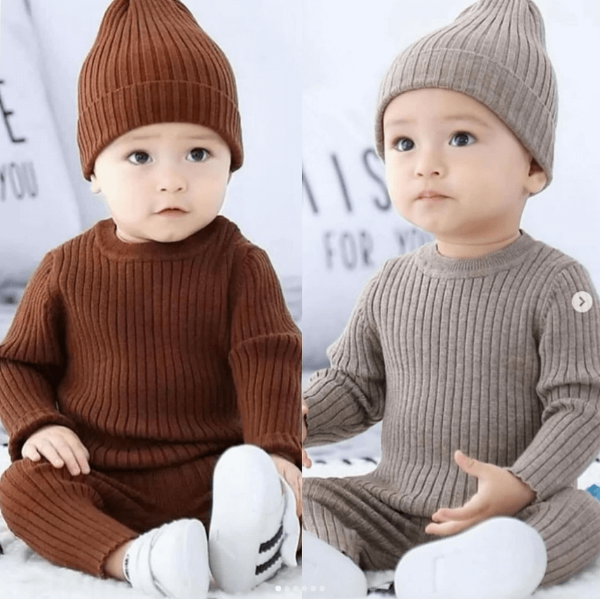 Тройка кофта+штаны+шапка детская