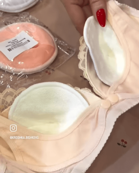 Прокладки для груди многоразовые хлопково-бамбуковые для кормящих мам