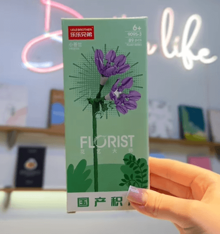 Цветы из конструктора Эстетика / Цветы / Конструктор / Хороший подарок