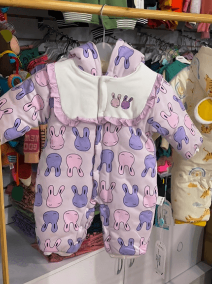 Комбинезон для новорожденных теплый