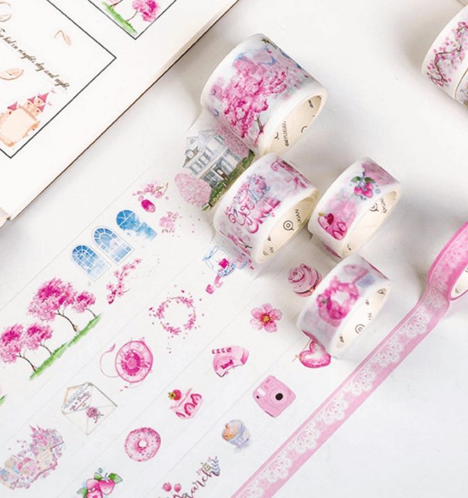 100 скотчей в разных цветах / разные узоры