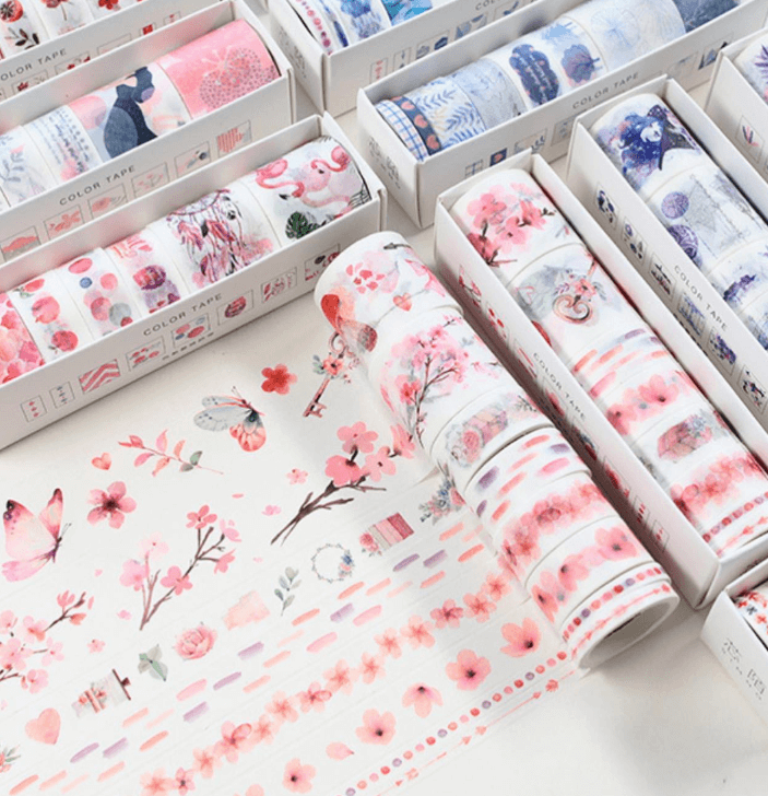 Декоративные скотчи  в упаковке 8 скотчей