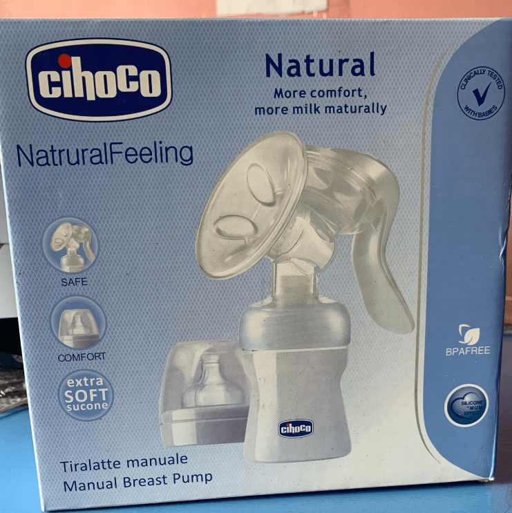 Механический молокоотсос Chicco для кормящих мам