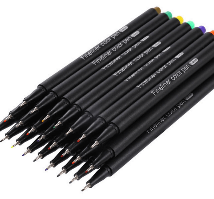 Получили новые цветные капиллярные ручки  / Качество прекрасное /