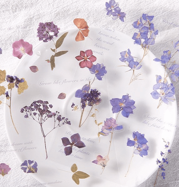 Стикеры сухоцветы / Эстетичные / Прекрасно подайдет для творчества