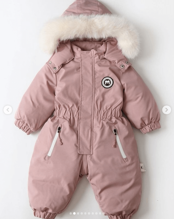 Комбинезон для девочки зимний